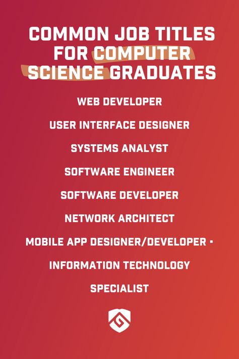 The best part? These are only a few of the many jobs available to computer science graduates, and after getting your degree from CSU Global, you'll be well-equipped for whichever you choose! Check out our Computer Science program today! Science Major, Computer Science Major, Job Titles, Bachelor's Degree, Computer Science Degree, Computer Programmer, Research Scientist, Colorado State University, Higher Learning