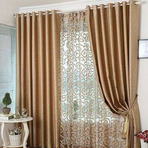 Colorful Curtains Living Room, Sew Curtains, Curtains Diy, Window Curtains Living Room, Curtain Styles, Plain Curtains, Living Room Decor Curtains, Stylish Curtains, Dekorasi Kamar Tidur