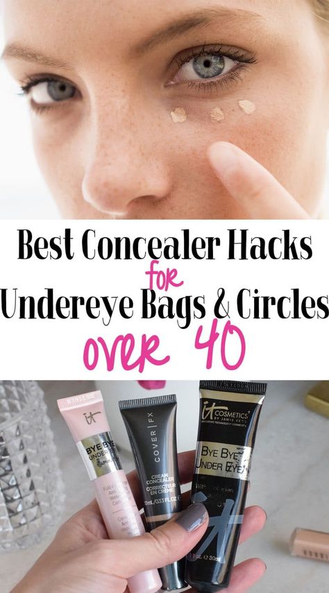 Best Concealer Hacks for Undereye Bags and Circles - 15 Minute Beauty Fanatic Undereye Concealer Tips, Concealer Hacks, Concealer Tips, Undereye Bags, Undereye Concealer, Concealer Tricks, Dark Undereye, Looks Kylie Jenner, Hide Dark Circles