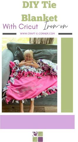 Welcome to a world of crafting magic, perfect for kids and parents alike! Our latest blog post is all about crafting a snuggly tie blanket using super-soft fleece and adding a sprinkle of creativity with Cricut Iron-On. Blanket Cricut Ideas, Diy Sublimation Blanket Ideas, Cricut Iron On Fleece Blanket, Custom Blanket With Cricut, Tie Blankets Fleece Sizes Yards, Cricut Iron On Vinyl, Fleece Tie Blankets, Diy Tie, Cricut Birthday