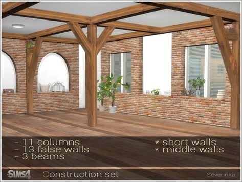 Set for construction: Found in TSR Category 'Sims 4 Construction Sets' Sims 4 Cc Beams, Sims 4 Column Cc, Sims 4 Ceiling Cc, Sims 4 Outdoor Cc, Best Sims 4 Cc, Barn Door Decor, Sims Download, Sims Furniture, Ts4 Mods