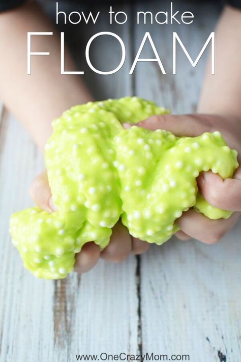 Learn how to make floam. This floam slime recipe is very easy to make and does not require a ton of ingredients. Once you know how to make floam slime, it's very simple. The kids will have a blast making this floam! No need for kits when you have this simple recipe. Floam Recipe, How To Make Floam, Diy Floam, Summer Ideas For Kids, Making Decorations, Easy Slime Recipe, Summer Hacks, Cheap Ideas, Crazy Mom