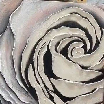 Stephen Huang on Instagram: "3D White Rose Texture Painting Rose Canvas Wall Art Rose Art on Canvas Rose Acrylic Wall Painting Order our best selling 3D art canvas paintings and 100% handmade textured art with personalized dimensions. Shop now with free worldwide shipping. #walldecor #walldesign #wallart #wallartdecor #wallartdesign #wallartideas #wallartdecoration #texturedpainting #texturedart #texturedesign #painting #paintingart #paintingideas #acrylicpainting #acrylicpainting #canvasartw Rose Texture Painting, Textured Rose Painting, Acrylic Wall Painting, Spackle Wall Art, Rose Texture, Textured Canvas Art, Textured Art, Rose Art, Rose Painting