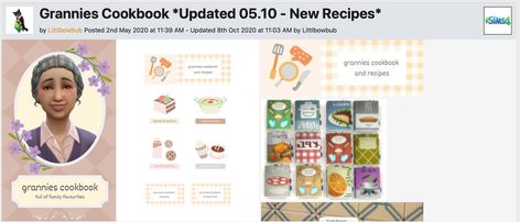 New recipes for your sims Sims 4 Cookbook, Mini Eggs Cake, Ts4 Mod, Mocha Smoothie, Baby Reveal Cakes, Lox And Bagels, Pie And Mash, Sushi Platter, Bakewell Tart