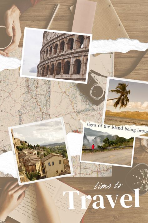 Are you planning your next adventure and looking for a way to organize your travel inspiration? Look no further than the Travel Moodboard Canva Free Template – the perfect solution for creating a visual representation of your travel plans.With this Travel Moodboard Canva Free Template, you can organize your travel memories into one photo collection. Whether you're looking to create a moodboard for a specific destination or a general travel moodboard Travelogue Ideas Layout Aesthetic, Canva Travel Templates, Vacation Collage Ideas, Travel Template Background, Travel Template Instagram, Travel Template Design, Travelogue Design, Trip Collage, Travel Mood Board