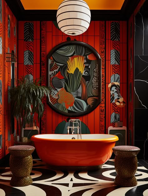 → Imagined w. #Midjourney AI by @SuperLauraOG Vintage Maximalist Decor, Boho Bathroom Ideas, Maximalist Decor, Dream Bathrooms, Bath Tub, Beautiful Bathrooms, Dream House Decor, Dream Home Design, Bathroom Inspiration