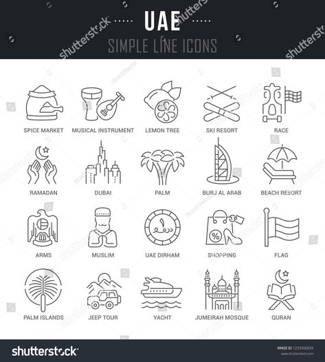 Dubai Tattoo Ideas, Dubai Tattoo, Uae Drawing, Dubai Logo, Abu Dubai, Building Tattoo, Island Tattoo, Dubai Art, Travel Journal Pages