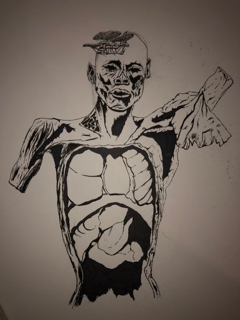 exquisite cadaver, drawing, art, pen and sharpie, exquisite corpse, draw, artist Corpse Drawing Reference, Exquisite Corpse Drawing, Corpse Drawing, Scary Drawings, Exquisite Corpse, Head Drawing, Drawing Heads, Art Pen, Graffiti Drawing