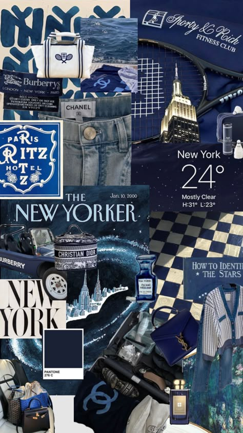 Navy Girl, New York Hotels, Nyc Life, New York Life, New Paris, Summer Wallpaper, Feeling Blue, A Collage, Ipad Wallpaper