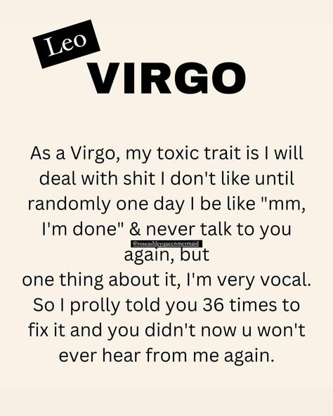 I’m a Leo ♌️ Virgo ♍️ Cusp Baby!! 🫡 #inspiration #selflove #selfcare #goals #motivation #loyalty #mermaid #queenvibes #healthy #explorepage #loveyourself #findpeace Virgo And Leo Friendship, Selfcare Goals, It’s Virgo Season, Virgobaby Tweets, Virgo Sexuality, Leo Virgo Cusp, Virgo Traits, Goals Motivation, Leo Virgo