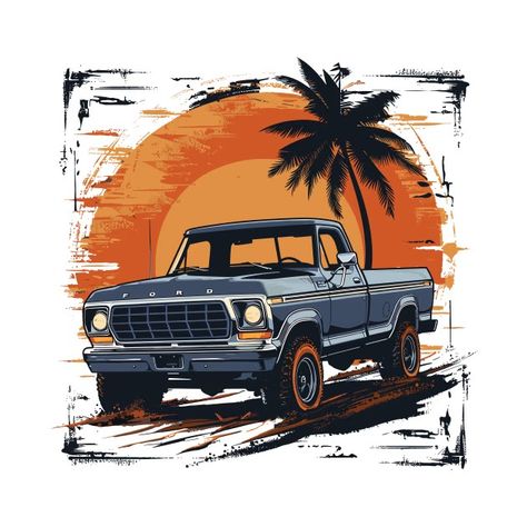 Ford 79, Old Ford Truck, Auto Ford, Kgf Photos Hd, Diy Stencils, Cute Summer Shirts, Painting Logo, Carros Vintage, Sublimation Images