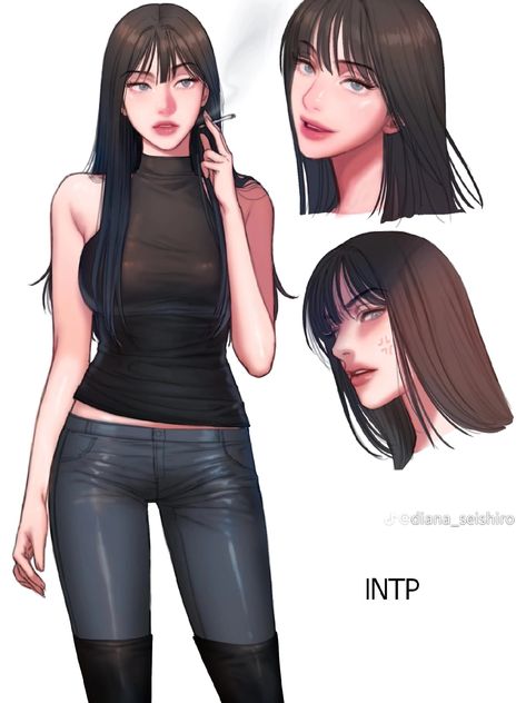 Bad Thinking Diary, Yuri Manga, 영감을 주는 캐릭터, Digital Art Girl, Manhwa Manga, Manga Girl, Otaku Anime, Cute Anime Character, Anime Character Design