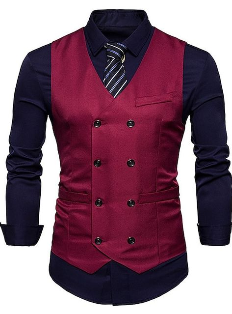 Great Gatsby Men, Mens Double Breasted Blazer, Mens Dress Vests, Business Vest, Wedding Vest, Double Breasted Vest, Double Breasted Waistcoat, Business Jacket, Waistcoat Men