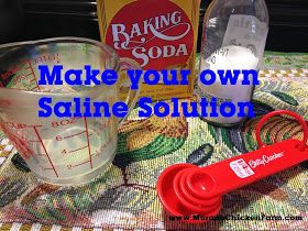 homemade saline solution Diy Saline Solution, Saline Solution For Piercings, Saline Solution, Chicken Garden, Emergency Prepping, Diy Cleaners, Natural Diy, A Chicken, How To Make Homemade