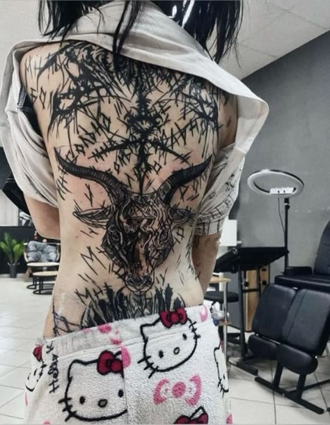 Satanic Tattoos, Photography Tattoo, Wicked Tattoos, Medusa Tattoo, Weird Tattoos, Bad Tattoos, Dark Maroon, Tattoo Style Drawings, Knee Tattoo