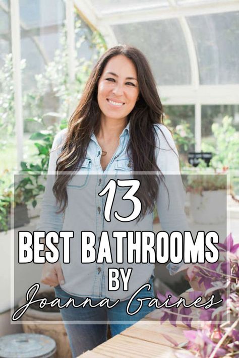 13 Best Bathrooms by Joanna Gaines - Nikki's Plate Stile Joanna Gaines, Bathroom Joanna Gaines, Joanna Gaines Bathroom, Joanna Gaines Decor, Joanna Gaines Farmhouse, Best Bathrooms, Joanna Gaines Style, Casa Country, Modern Farmhouse Bathroom