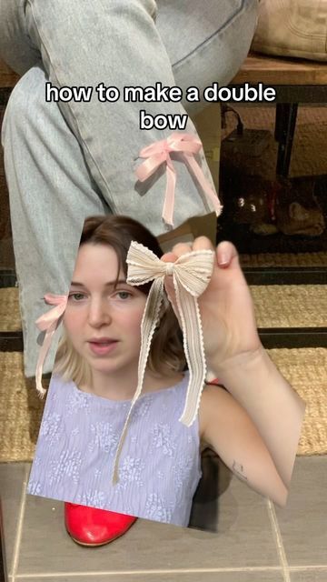 Diy Bows, Bow Tutorial, Coquette Bow, Fashion Diy, Lace Bows, Hair Ties, Floral Lace, Lace, On Instagram