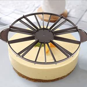 Cake Divider Cutter Slicer 10 12 Piece Bread Equal Portion Marker And Pie Baking Tool Cheesecake Cutter Cake Cutter Baking Tool Cake Marker Divider Cake Blender, Cake Portions, Round Bread, Cake Slicer, Cake Models, Diy Cooking, Tool Cake, No Bake Pies, Pie Cake