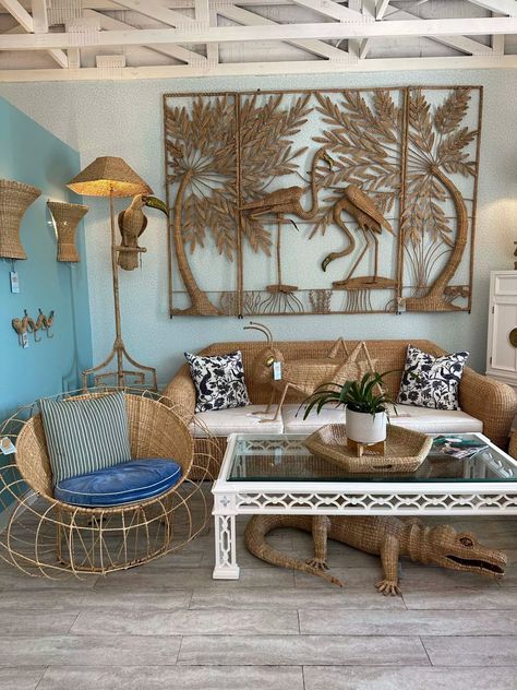 West Palm Beach's Vintage and Second-Hand Shopping Gems - A Vintage Splendor Vintage Palm Beach Aesthetic, Vintage Florida Decor, Vintage Splendor, Asian Store, Vintage Scene, Florida Decor, Florida Condos, West Palm Beach Florida, Palm Beach Florida