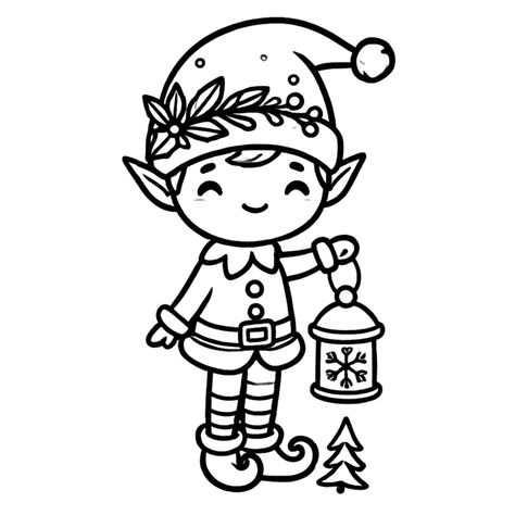 Christmas Coloring Pages Elf Elves 01 Elf Coloring Pages Free Printable, Elf Doodle, Santa Claus Coloring Pages, Santa Claus Coloring, Elf Coloring, Snowman Coloring, Snowman Coloring Pages, Free Christmas Coloring Pages, Colouring Printables