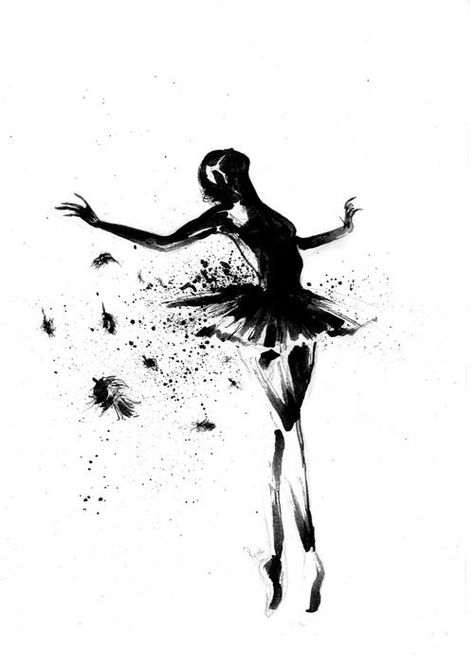 1000+ ideas about Ballet Tattoos on Pinterest | Dancer Tattoo ... Black Swan Ballerina, Ballerina Tattoo, Swan Ballerina, Ballet Art, Dance Ballet, Dance Art, Swan Lake, Black Swan, Ballerinas