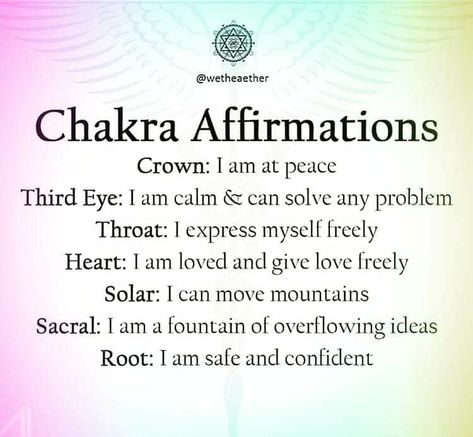 Intentions For Energy Healing, Remove Blockages Affirmations, Chakra Prayers, Chakra For Beginners, Self Affirmations, Chakra Healing Meditation, Chakra Health, Spirituality Affirmations, Healing Mantras