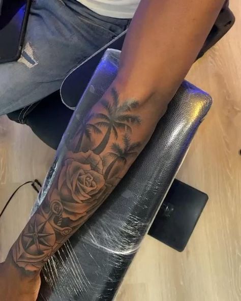 1 Of 1 Tattoo Men Forearm, Feminine Half Sleeve Tattoo Lower Arm, Last Name Sleeve Tattoo, Flower Name Tattoo For Men, Quote Forearm Tattoo For Men, Outside Arm Tattoo For Men, Half Sleeve Tattoo For Men Forearm Design, Full Forearm Tattoo Men, Outer Arm Tattoo Men