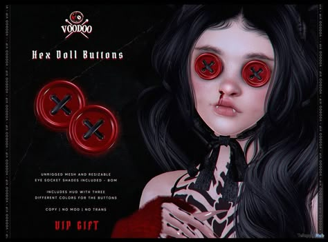 Sims 4 Voodoo Cc, Sims Aesthetic, Group Gifts, Creepy Dolls, Ts4 Cc, Cc Finds, Sims 4 Mods, Sims Cc, Second Life