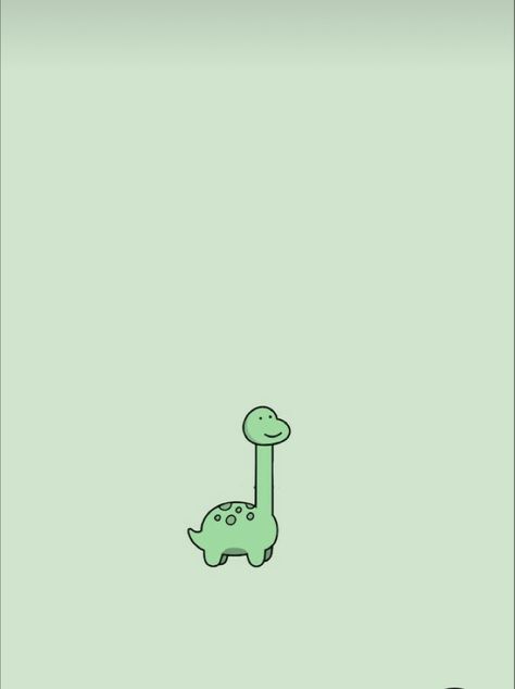 Green Dino Wallpaper, Cute Green Dino, Collage Pics, Cute Home Screen Wallpaper, Dinosaur Wallpaper, Cute Home Screens, Cute Blue Wallpaper, Green Dinosaur, Simple Phone Wallpapers