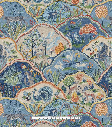 PK Lifestyles Zoologic Upholstery Fabric | JOANN Thibaut Fabric, Bird Fabric, Dutch Colonial, Easter Projects, Room Remodel, Upholstery Fabrics, Fabric Birds, Fabric Yardage, Needle Arts