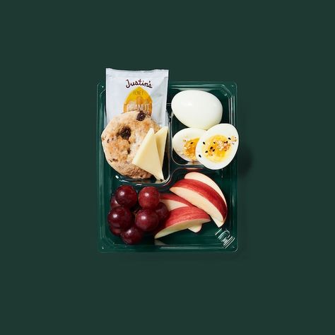 Starbucks Eggs, Starbucks Protein Box, Low Sodium Fast Food, Starbucks Protein, Protein Box, Healthy Fast Food Options, Tree Nut Allergy, Eggs And Cheese, Egg Protein