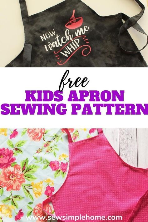 Diy Toddler Aprons Free Pattern, Free Child Apron Pattern, Free Pattern For Child's Apron, Toddler Apron Pattern Free For Kids, Apron For Kids Pattern, Pattern For Childs Apron, Free Pattern Children’s Apron, Children Apron Pattern Free, Childrens Apron Pattern Free