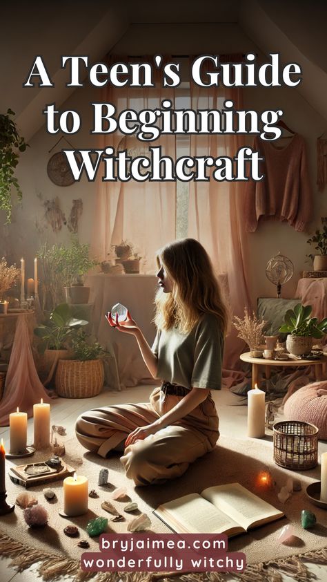 Ready to explore witchcraft as a teen? This guide is perfect for beginners looking to understand the basics of spells, rituals, and magical tools. Learn how to set intentions, protect your energy, and work with crystals, herbs, and more. With tips for building your personal practice and staying safe, this article offers a supportive introduction to witchcraft for teens looking to tap into their magical potential. Magickal Tips, Witchcraft 101, Grounding Exercises, Teen Witch, Set Intentions, Protect Your Energy, Social Media Community, Witch Diy, Magical Herbs