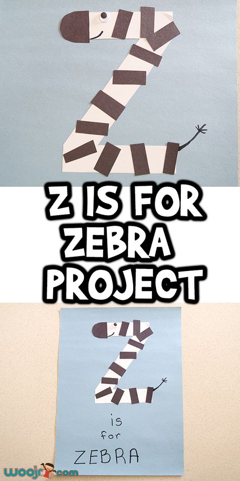 Z Is For Zebra Craft, Zoo Lessons, Zebra Craft, Zoo Preschool, Zoo Animal Crafts, Animal Lessons, Z Letter, Creative Diy Projects, Zebra Art