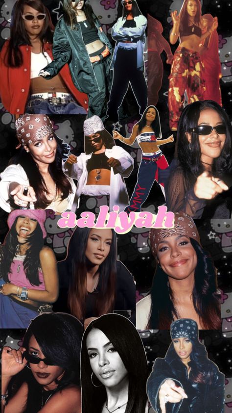 Aaliyah Style 90s, Aaliyah Aesthetic, R&b Aesthetic, 90s Themed Outfits, Black American Culture, 90s Rappers Aesthetic, Aaliyah Hair, Tupac And Biggie, 90s Rappers