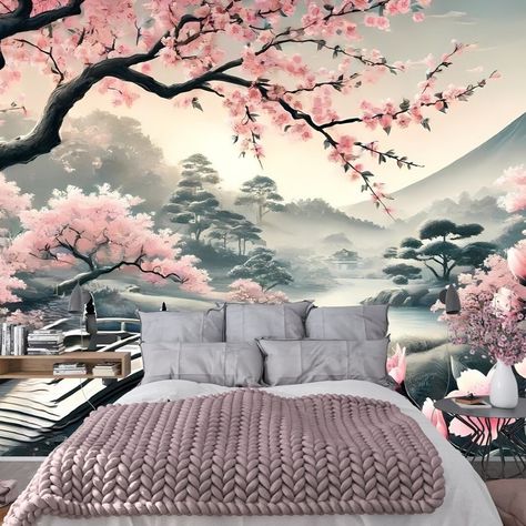 Add a touch of elegance to your home with our Cherry Blossom Peel and Stick Wallpaper! 🌸🏡 This beautiful design brings the serenity and beauty of cherry blossoms into any room. With its easy-to-apply and remove feature, you can effortlessly upgrade your decor without the commitment. Perfect for creating a peaceful and stylish ambiance in your living space. 🌿✨ Whether you're a renter or a homeowner, this wallpaper is a perfect choice for a quick and stunning makeover. Don't miss out on trans... 3d Wallpaper Design, Ganpati Decoration Design, Ganpati Decoration, Pink Room, Wallpaper Design, Vinyl Wallpaper, 3d Wallpaper, Home Wallpaper, Market Place