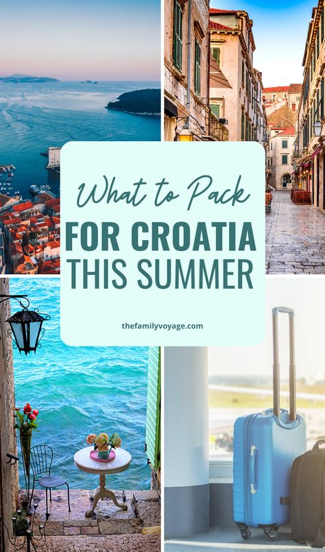 Here's a simple packing list for your summer trip to Croatia in the summer. What to wear in Croatia depends entirely on what you are doing, visiting museums, hiking, or island hopping. Our trip was reasonably active, with four days of high-intensity activities and low-key strolling days. Read on for my advice on what to bring to Croatia in the summer so you don't make the same mistakes I did. Croatia Outfit Ideas, Croatia Fashion Summer, Croatia Outfits Summer, What To Wear In Croatia, Croatia Packing List, Croatia Outfits, Summer Travel Capsule Wardrobe, Summer Travel Capsule, Summer Travel Packing