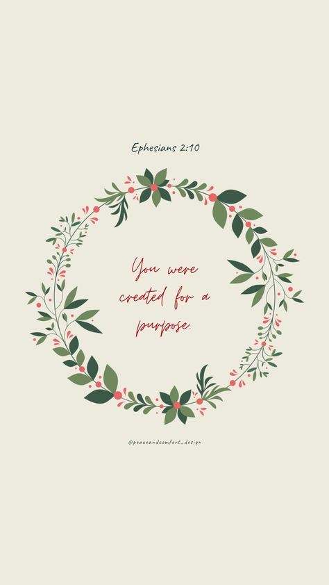 Bible verse: You were created for a purpose. - Ephesians 2:10 Ephesians 2:10, Created For A Purpose, Bible Verse Background, Bible Study Tips, Ephesians 2, Christian Verses, Powerful Bible Verses, Christian Bible Quotes, Christian Bible Verses