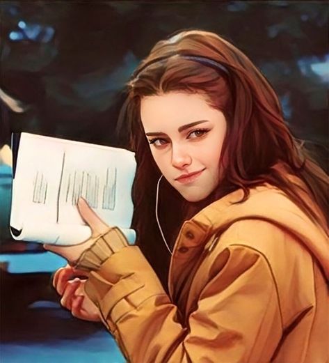 Boyfriend And Girlfriend Art, Bella Swan Fanart, Twilight Drawing, Abby Core, Twilight Icons, Twilight Oc, Twilight Art, Twilight Painting, Twilight Videos