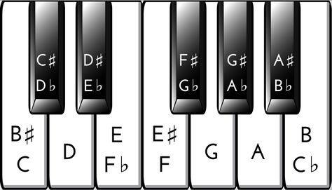 If you’re just learning to find notes on the piano keyboard, this basic piano key chart is designed for you. The chart includes naturals (C, D, E, F, G, A, B), flats and sharps. Yamaha Keyboard, Piano Classes, Online Piano Lessons, Blues Piano, Piano Video, Piano Notes, Piano Key, Piano Songs, Piano Keyboard