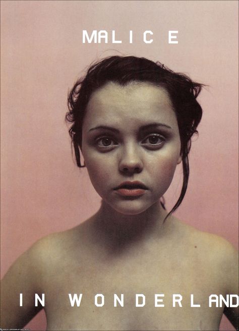 Christina Ricci, age 17, The Face magazine, Malice in Wonderland article. Prozac Nation, Tomboy Stil, Mario Sorrenti, High Fashion Photography, Christina Ricci, Winona Ryder, Arte Inspo, Pink Wall, Portrait Tattoo