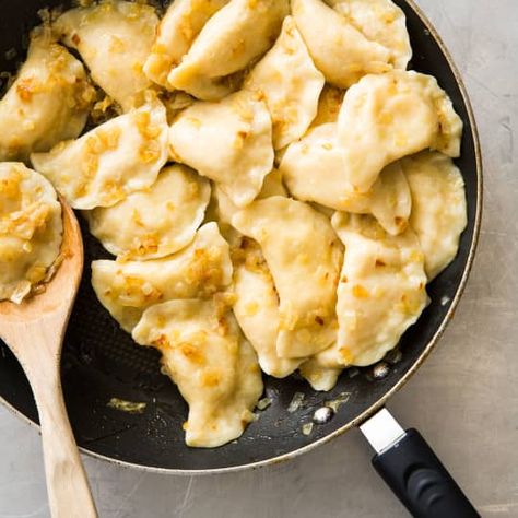 Potato-Sauerkraut Pierogi | Cook's Country Ukrainian Dishes, Boiled Dumplings, Polish Princess, Hungarian Dishes, Polish Dumplings, Polish Dishes, Batch Meals, Polish Pierogi, Cooks Country