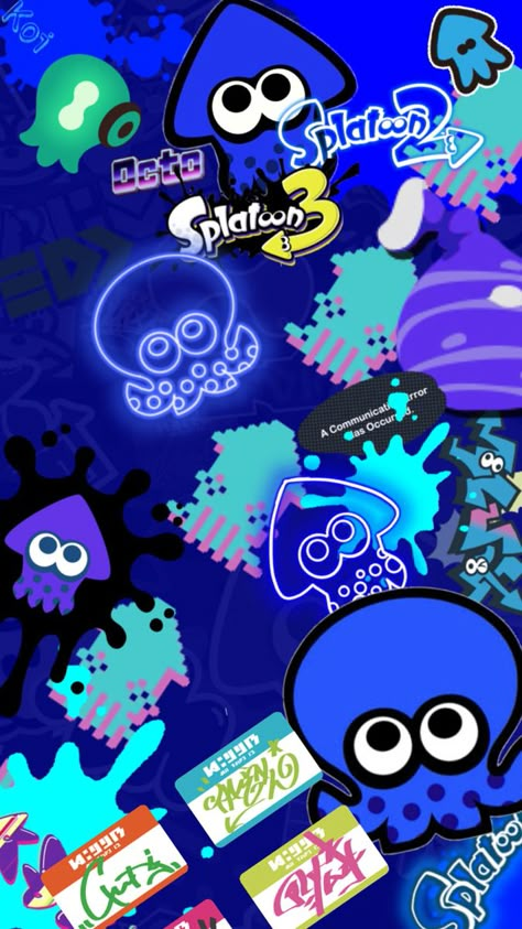 Splatoon Cosplay, Cool Fish Tanks, Splatoon 2 Art, Sublimation Ideas Projects Inspiration, Samsung Galaxy Wallpaper, Iphone Homescreen Wallpaper, Neon Wallpaper, Apple Watch Wallpaper, Watch Wallpaper