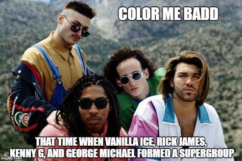 Color Me Badd meme Color Me Badd, Kenny G, Rick James, Jordan Knight, 90s Music, George Michael, Kids On The Block, Music Photo, Backstreet Boys