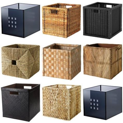 Kallax Unit, Ikea Storage Boxes, Amazing Ikea Hacks, Ikea Basket, Ikea Boxes, Ikea Kallax Unit, Kallax Shelving Unit, Ikea Kallax, Kallax Ikea