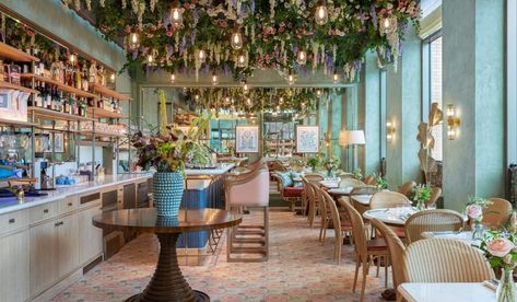 Posy Paradise: 12 Of London's Prettiest Floral Restaurants & Cafes - The Handbook Cafe Concept, Restaurants In London, Healthy Restaurant, Fresh Color Palette, London Restaurants, Covent Garden, Casual Dining, Contemporary Artwork, Tea Room