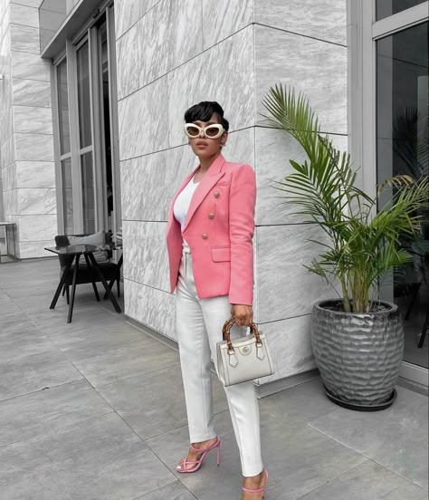 Kefilwe Mabote, Black Women Outfits, Classy Baddie, Stylish Fits, Outing Outfit, Professional Work Outfit, Trendy Spring Outfits, Blazer Outfits For Women, Woman Outfit