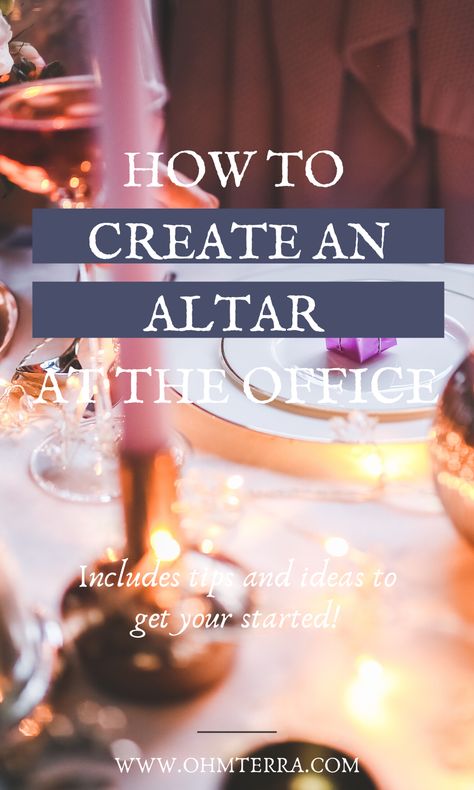 Manifestation Altar Ideas, Witchy Home Office Decor, Boho Office Space Workspaces Business, Office Witchcraft, Witchy Workspace, Witchy Home Office, Closet Witch Altar, Urban Witchcraft, Work Altar