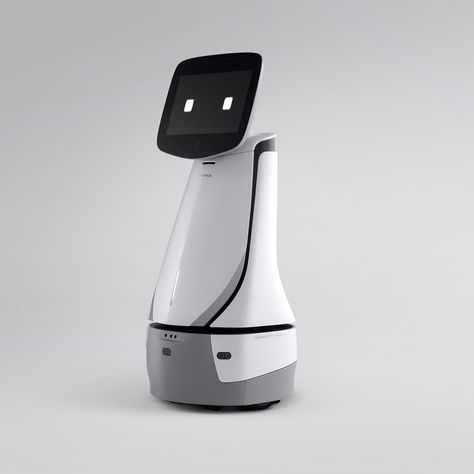 Attendant Robot designed for Terminus Technologies. The smart concierge robot with autonomous moving platform can guide visitors through spaces. Perfect for public spaces like shopping malls, hotels, museums and other places with visitor management needs Service Robot, Robot Eyes, Medical Robots, Autonomous Robots, Mechanical Engineering Design, Concept Home, Medical Technology, Robot Design, Shopping Malls