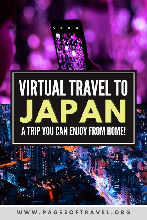 Looking for a fun travel quarantine activity? Take a virtual vacation to Japan! In this virtual Japan trip you can explore the highlights of famous cities such as Tokyo, Osaka, Kyoto, and the Fuji Five Lakes Area all from the comfort of your home. Virtual Vacation, Virtual Museum Tours, Armchair Travel, Japan Itinerary, Virtual Field Trips, Virtual Travel, Japan Travel Tips, Japan Travel Guide, World Geography